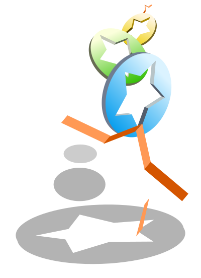 Flying Stars clipart