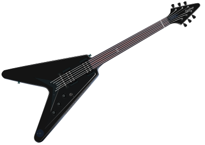 Flying V Guitar clipart
