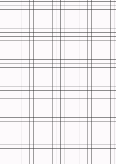 Foglio protocollo a quadretti A4 clipart