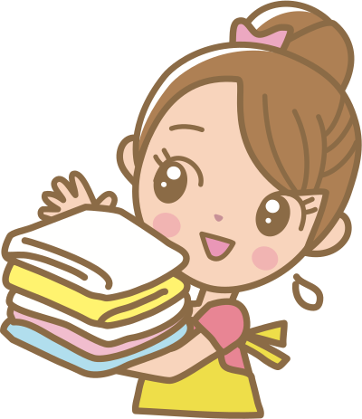 Folded Laundry clipart