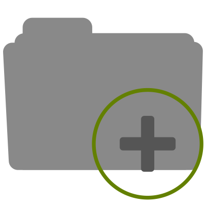 Folder Add Icon clipart