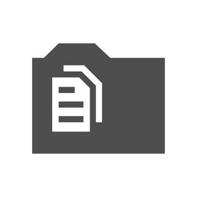 Folder and files icon clipart