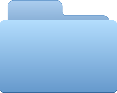 Folder - blue clipart