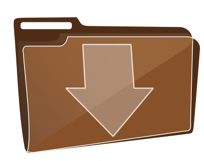 Folder icon plastic download clipart