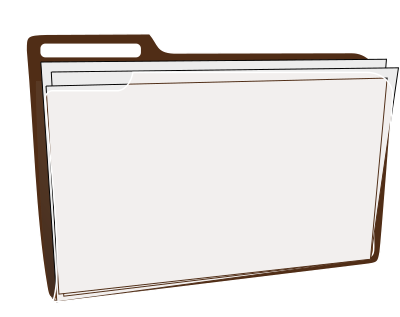 Folder icon plastic full clipart