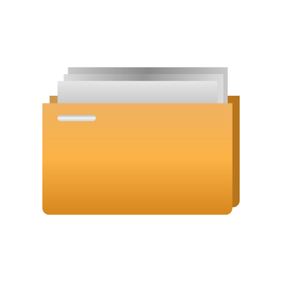Folder With Files Clipart clipart