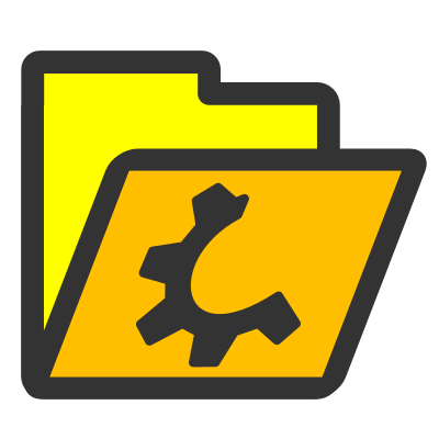 Folder yellow open clipart