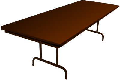 Folding Table clipart