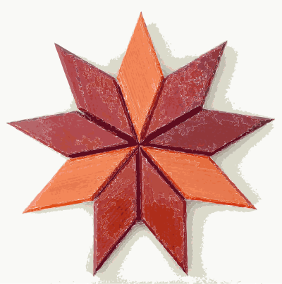 Folk star clipart