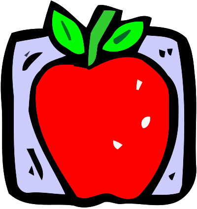Food and drink icon - apple clipart