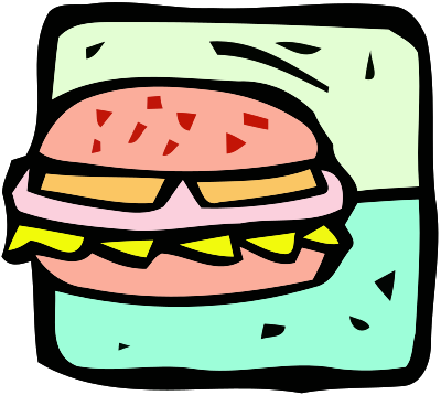 Food and drink icon - burger clipart