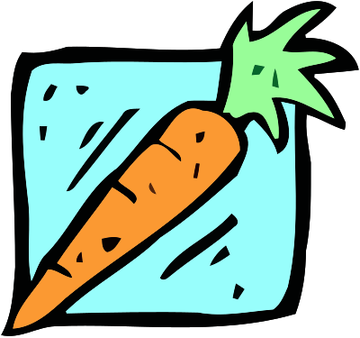 Food and drink icon - carrot clipart