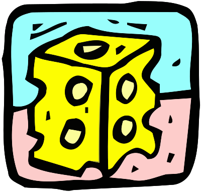 Food and drink icon - cheese clipart