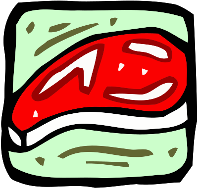 Food and drink icon - meat clipart