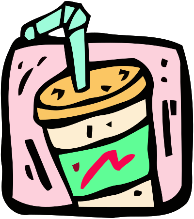 Food and drink icon - milkshake clipart