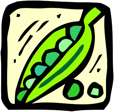 Food and drink icon - peas clipart