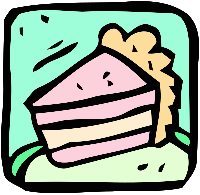 Food and drink icon - pie clipart