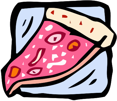 Food and drink icon - pizza clipart