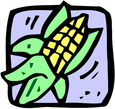 Food and drink icon - sweetcorn clipart
