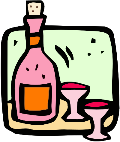 Food and drink icon - wine clipart