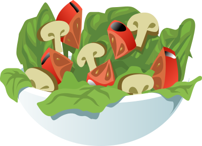 Food Big Salad clipart