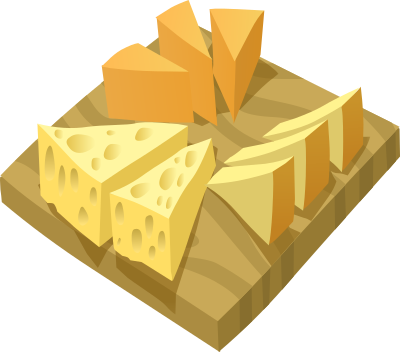 Food Cheese Plate clipart