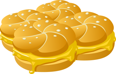 Food Cheezy Sammich clipart