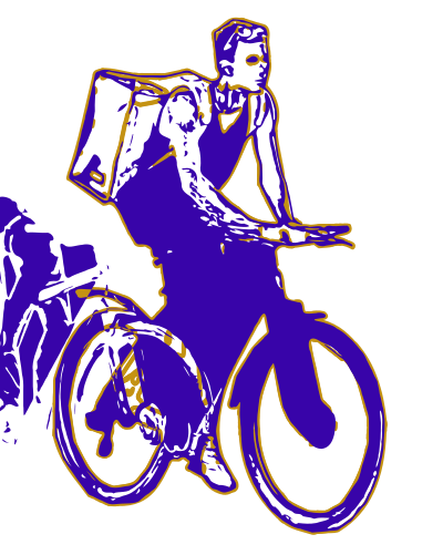 Food Delivery Guy - Simple Remix clipart