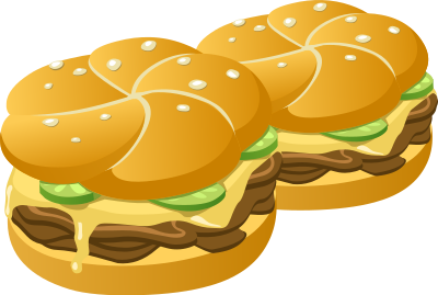 Food Deluxe Sammich clipart