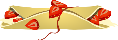 Food Divine Crepes clipart