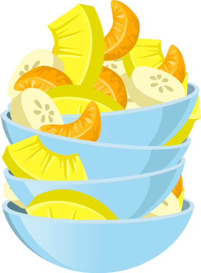 Food Exotic Fruit Salad clipart