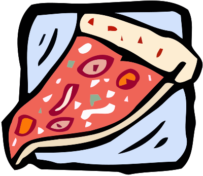 Food Icon Pizza - Ver 2 clipart