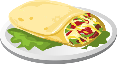 Food Kind Breakfurst Burrito clipart