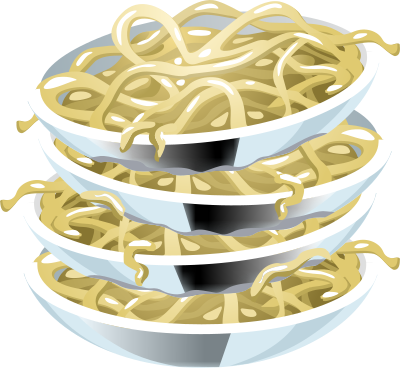 Food Plain Noodles clipart