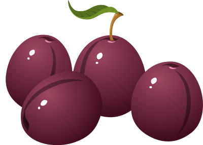 Food Plum clipart