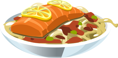 Food Salmon Jaella clipart