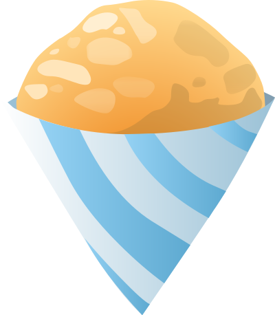 Food Sno Cone Orange clipart