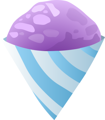 Food Sno Cone Purple clipart