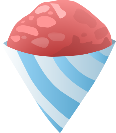 Food Sno Cone Red clipart