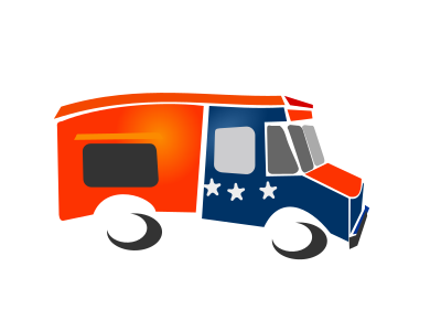 Food truck clipart