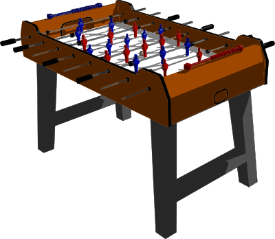 Foosball Table clipart