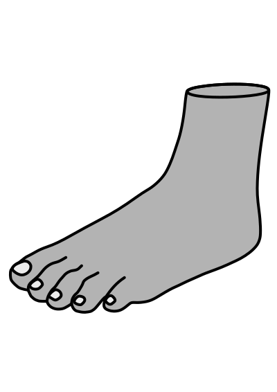 Foot clipart