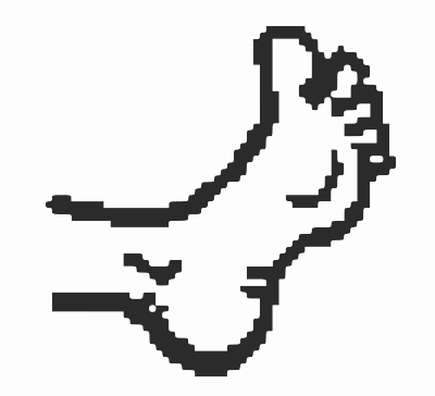 Foot clipart