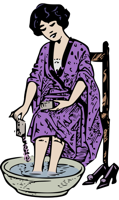 Foot Bath - Colour Remix clipart