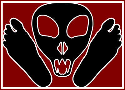 Foot&Alien clipart