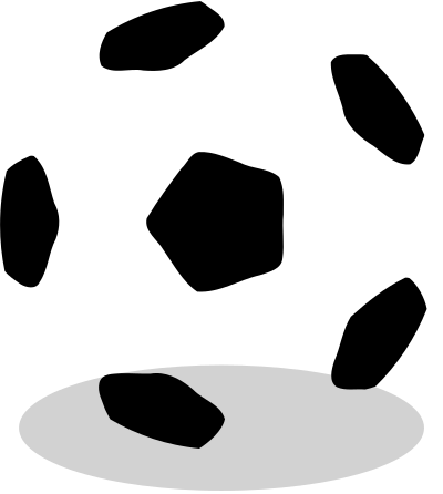 Football, futbolo kamuolys clipart
