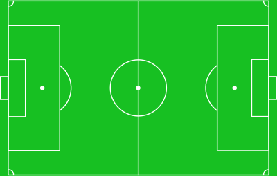 Football pitch clipart