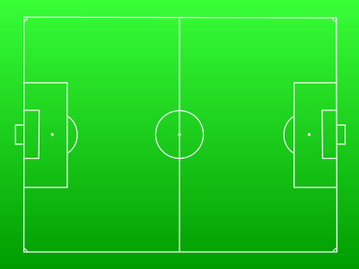 Football pitch clipart
