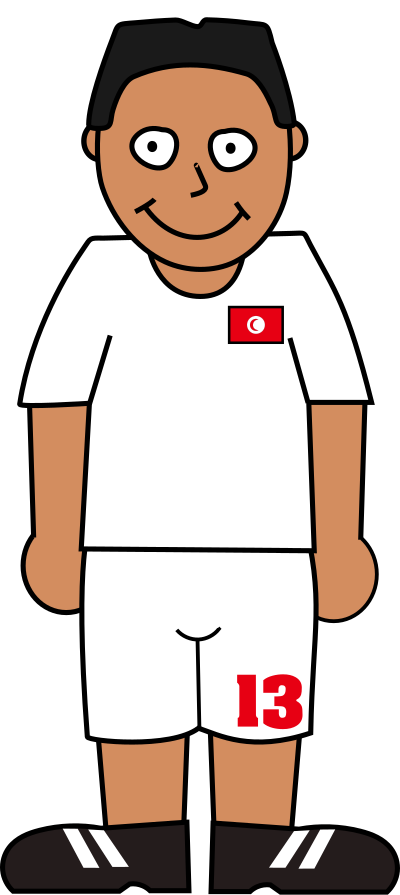 Football player tonosia clipart