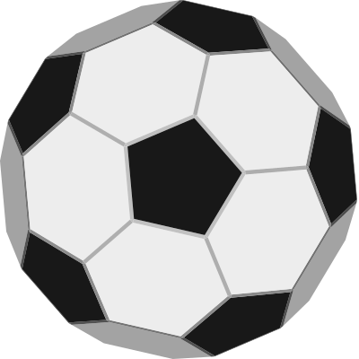 Football simple clipart